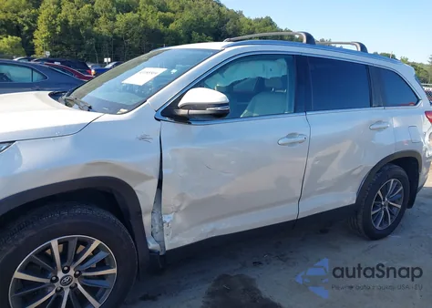 2019 Toyota Highlander Xle from USA, damaged, VIN 5TDJZRFHXKS56734